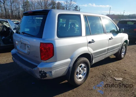 2005 Honda Pilot Lx из США, поврежденный, VIN 2HKYF18195H555852